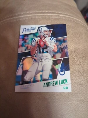 Andrew Luck  2018 Panini Prestige Xtra Points GREEN Card # 162 Colts Football - Image 1 of 2
