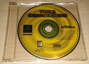 Time Commando Sony PlayStation 1 PS1 PSX PS ONE Disco de juego original vintage - Imagen 1 de 1