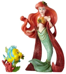 Disney Showcase Die kleine Meerjungfrau Urlaub Arielle und Flunder Figuren 2er Set - Bild 1 von 10