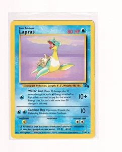 LAPRAS 25/62 FOSSIL WOTC POKEMON NM-LP - Picture 1 of 2