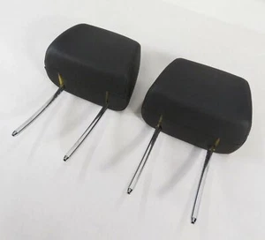 2014 BMW X1 (E84) FRONT LEFT & RIGHT (BLACK LEATHER) HEADREST SET-2 - Picture 1 of 7