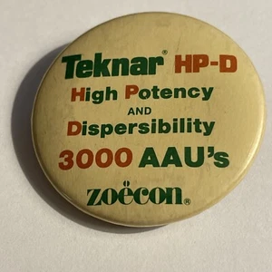 Teknar HP-D Alta Potencia Zoecon Pesticida Pinback Botón R116 - Imagen 1 de 5