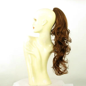 Hairpiece ponytail long wavy coppery golden brown  25.59 ref 6/30 peruk - Picture 1 of 7