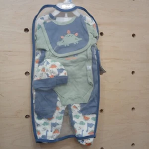 New With Tags Little & Loved Infant's Dinosaur Gift Set. 3-6 Months. Baby Shower - Picture 1 of 7