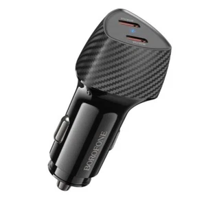 BOROFONE BZ31D Solid PD60W(2C) car charger - black - Picture 1 of 9