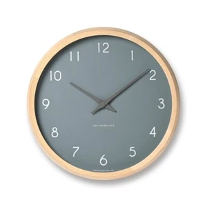 Lemnos Wall Clock PC24-03 GY Analog Campagne Couleur Gray φ294×d46mm Japan - Picture 1 of 5