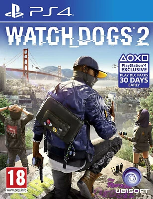 Watch Dogs 2 PS4 Pristine Condition - Fast and FREE Delivery - Image 1 of 4