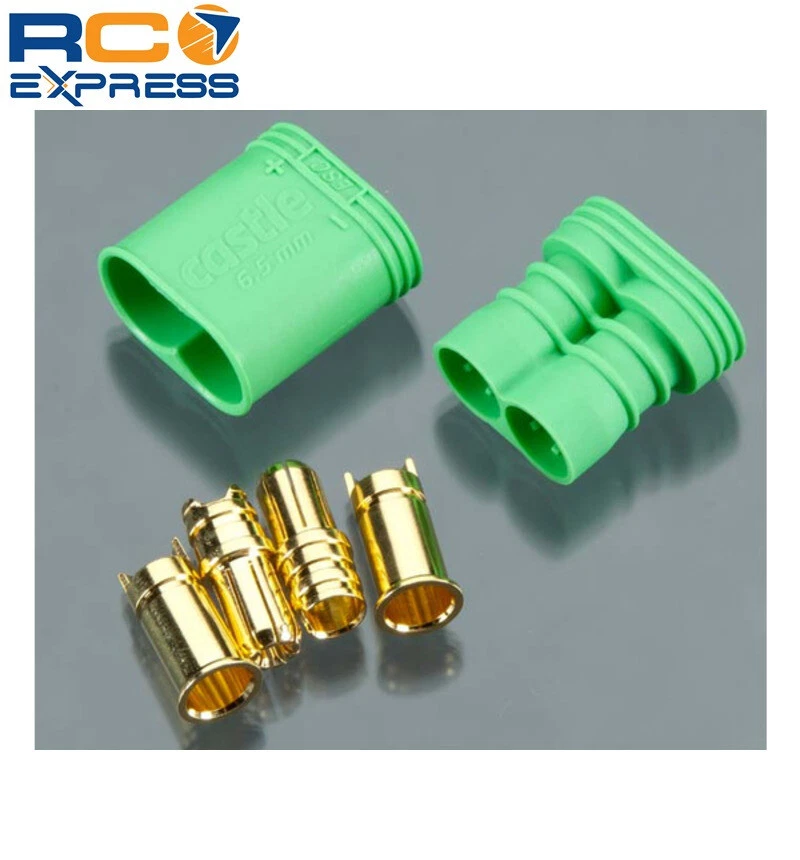 Conector bala polarizado Castle Creations CC 6,5 mm 011-0053-00 CSE011-0053-00 Foto 1 de 1