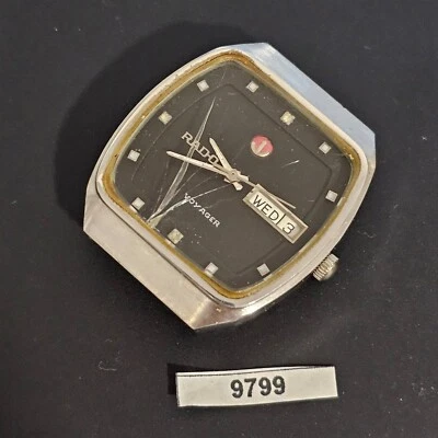 RELOJ PARA HOMBRES PROYECTO DE REPARACIÓN RADO VOYAGER SS TACOS CON CAPUCHA FECHA DÍA UE ENVÍO BVT9799 Foto 1 de 4