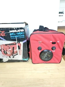 Vintage 1989 COCA-COLA *INSULATED TOTE BAG w/BUILT IN AM-FM RADIO Pre-owned  - Picture 1 of 7
