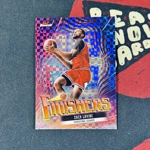 ZACH LAVINE 2023-24 Topps Finest FINISHERS Checkerboard Refractor F-1 - Picture 1 of 2
