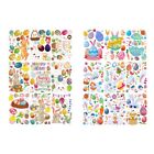 9pcs Happy Easter Window Stickers Cute Wall Sticker Glass Cling Decals