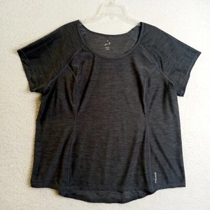 Head Shirt Womens 2XL XXL Short Sleeve Gray Polyester Activewear - Picture 1 of 9