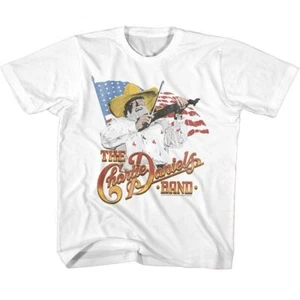Kids Charlie Daniels Band And The Flag Music Shirt - Picture 1 of 2