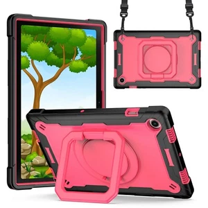 For Samsung Galaxy Tab A8 10.5 2022 X200/205 Shockproof Tablet Cover Strap Case - Picture 1 of 16