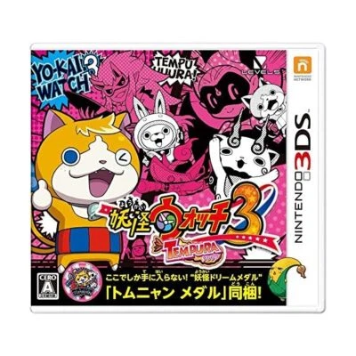 New Nintendo 3DS Yo-kai Youkai Yokai Watch 3 Tempura w/Medal Japan 457123766 JP - Image 1 of 4