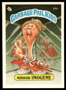 1986 Topps Garbage Pail Kids Serie 3 #96b Espejo Imogene 2 estrellas** Casi nuevo+ - Imagen 1 de 2