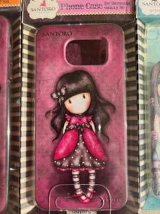 COVER SANTORO GORJUSS PHONE CASE SAMSUNG GALAXY S6 MÄDCHEN LONDON ROSA - Bild 1 von 1