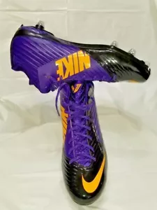 "NEW" Nike Vapor Speed D 3/4 Mid Football Cleats Men's Purple/B/G US - Picture 1 of 5