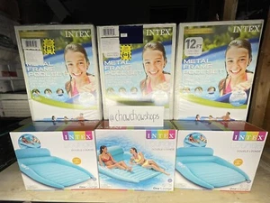 Intex 12' x 30" Metal Frame Swimming Pool with Filter & FREE Inflatable Lounge🌊 - Picture 1 of 4