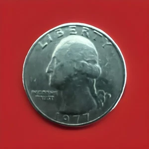 1977 quarter filled D mint mark And In Cod We Trust me - Picture 1 of 3