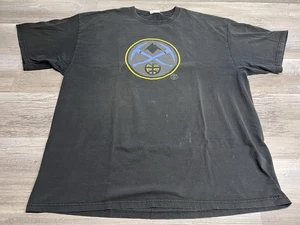 Vintage Y2K Denver Nuggets T-Shirt NBA Basketball Logo Tee Faded Majestic Sz 2XL - Picture 1 of 7