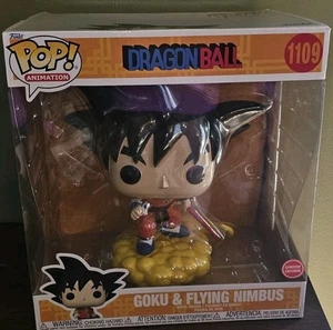 Funko Pops Dragonball Goku & Flying Nimbus 1109 10in GameStop Exclusive - Picture 1 of 10