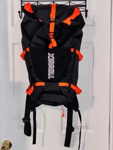 $200 NWT ADIDAS TERREX RAIN READY HIKING BACKPACK BLACK / IMPACT ORANGE - IB3379 - Picture 1 of 6