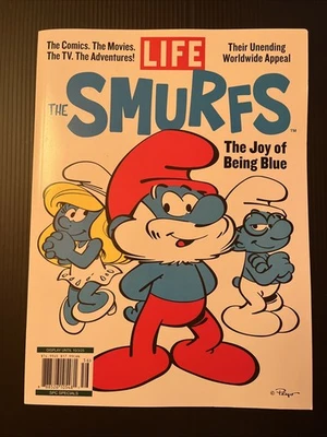NEW LIFE MAGAZINE 2025 THE SMURFS  THE JOY of BEING BLUE. Free Shipping. - Image 1 of 4
