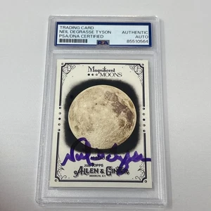 Neil DeGrasse Tyson SIGNED 2018 Topps Allen & Ginter Moon Auto Authentic PSA - Picture 1 of 3