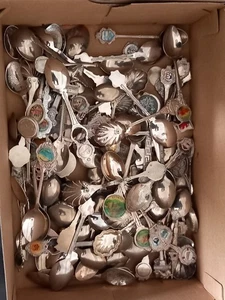 Job Lot Vintage Collectable Spoons - UK & World Wide x 80 - Picture 1 of 6