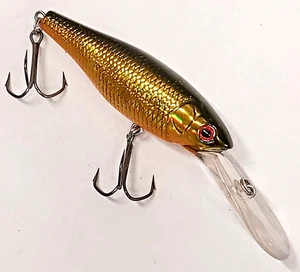 UN-FISHED 3" MEGABASS DEEP-X 200T MINNOW 1/2 oz LURE JAPAN - Foto 1 di 5