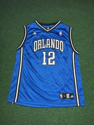 Y2K Dwight Howard #12 Orlando Magic Florida Boys Lrg Adidas Basketball Jersey - Image 1 of 4