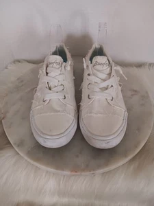 Zapatos sin cordones informales Blowfish Malibu para mujer talla 10 con logotipo de algodón blanco - Imagen 1 de 14