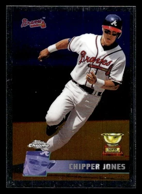2017 TOPPS CHROME UPDATE CHIPPER JONES TARC-8 MINT ALL-ROOKIE CUP ATLANTA BRAVES - Image 1 of 2