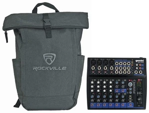 Gemini GEM-12USB 12 Channel Bluetooth Mixer w/USB/Bus/3 Band EQ,Effects+Backpack - Picture 1 of 12