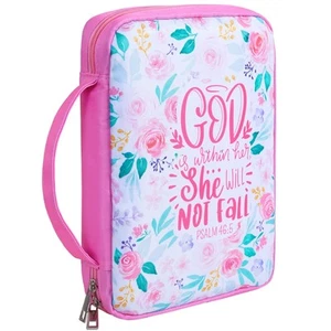 Bible Cover Case for Women Girls Kids Bible Case Large Bible Tote Bag with Ha... - Picture 1 of 7
