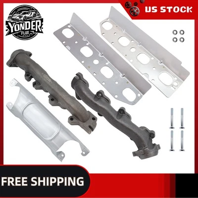 LH&RH Exhaust Manifold Fits 2013-2018 Ram 1500 2014-2018 Ram 2500 3500 Foto 1 de 4