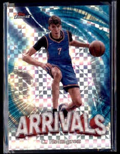 Tarjeta de novato Topps Finest CheckerBoard Chet Holmgren Oklahoma City A-1 2024 - Imagen 1 de 2