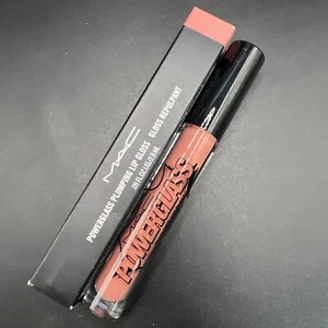 282 POUTY FACE (Midtone Pink) MAC Powerglass Plumping Lippenglanz ~ SELTEN! Brandneu in Originalverpackung - Bild 1 von 9