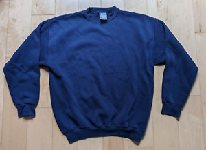 Vintage Tultex 90s Blank Crewneck Sweatshirt Size L USA Raglan 50/50