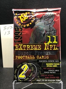 1995 Topps Stadium Club NFL Football Series 2 UNOPENED 1 PACK 11 Cards Retail - Imagen 1 de 2