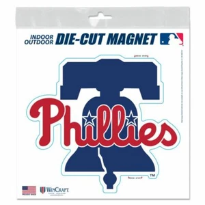 PHILADELPHIA PHILLIES 6"X6" DIE-CUT MAGNET FOR INDOOR OR OUTDOOR HIGH QUALITY - Picture 1 of 1