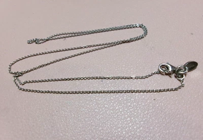 Designer Signed Berricle 925 Sterling Silver Chain Necklace 18” - Image 1 of 3