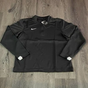 Nike Team Basketball 1/4 Zip Pullover Top CI4543-060 Black Men’s Sz S New - Picture 1 of 12