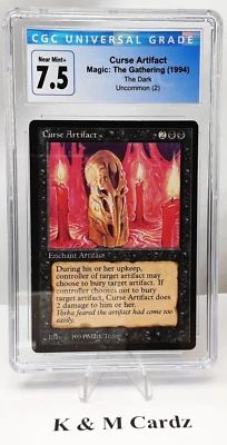 MTG - The Dark - Curse Artifact - Graded - CGC 7.5 - Vintage - Image 1 of 4