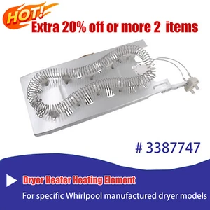 # 3387747 Secadora Calefactor Elemento apto para Whirlpool Kenmore Roper nuevo - Imagen 1 de 9