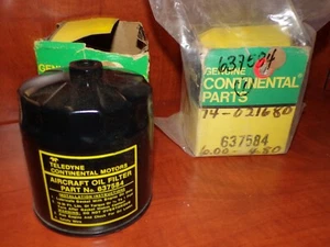 Continental Aircraft Oil Filters 637584 - Bild 1 von 4