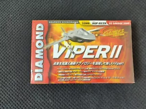Diamond Viper II AGP 32mb S3 Savage 2000 Graphics Card New In Box - Picture 1 of 7