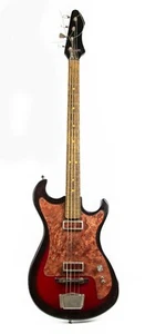 Vintage Sowjetische E-Gitarre Bass Halbakustikgitarre URAL 4-saitig  - Bild 1 von 9